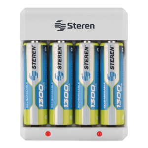 Cargador Para Baterías Con 4 AAA 4 AA